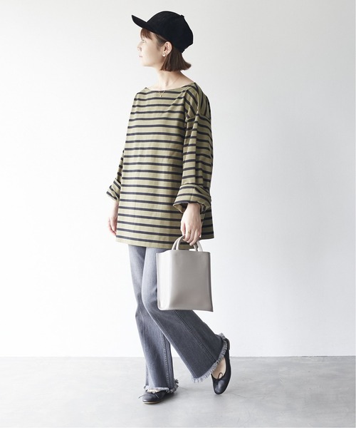 「SLOBE IENA」 「Traditional Weatherwear」長袖カットソー 38 ブラック レディース_画像6