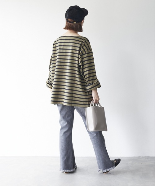「SLOBE IENA」 「Traditional Weatherwear」長袖カットソー 38 ブラック レディース_画像7