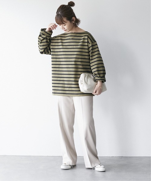 「SLOBE IENA」 「Traditional Weatherwear」長袖カットソー 38 ブラック レディース_画像8