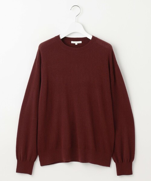 ニット セーター ファインウールカシミヤクルーネック ニット レディース_16