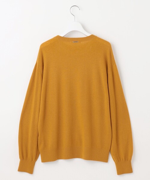 ニット セーター ファインウールカシミヤクルーネック ニット レディース_19