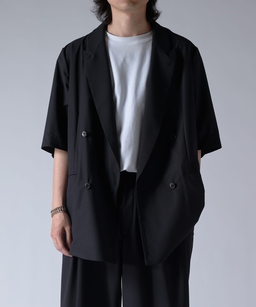 【美品】Lui's セットアップ　メンズ　黒　テーラードジャケット　スラックス Lui's（ルイス） ジャケット テーラードジャケット メンズ : ZOZOTOWN
