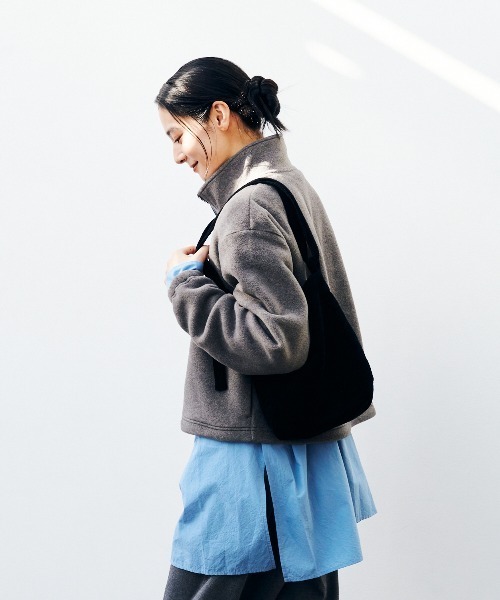 KELTY（ケルティ） パフリースクロップドハーフジップ レディース