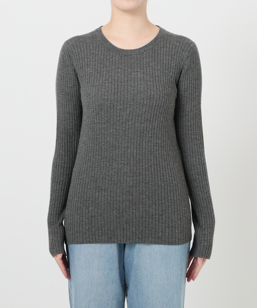 IENA（イエナ） ニット セーター 「追加」イタリア ヤーン RIB クルー