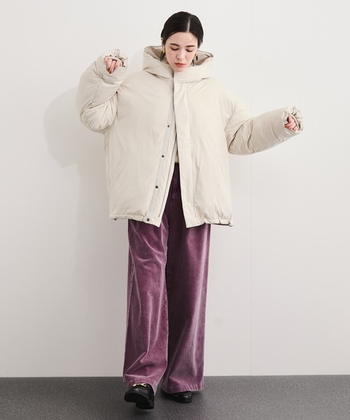 LE CERCLE par rope' ダウンコート ダウンジャケット コクーンダウン