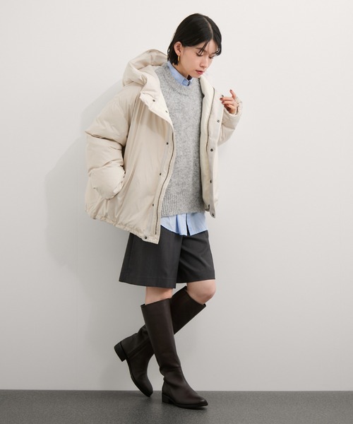 LE CERCLE par rope' ダウンコート ダウンジャケット コクーンダウン