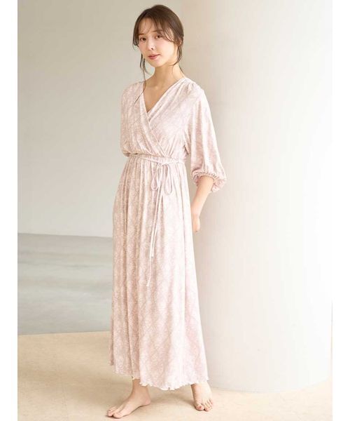 SNIDEL HOME パジャマ ルームウェア レーシーパターン カシュ