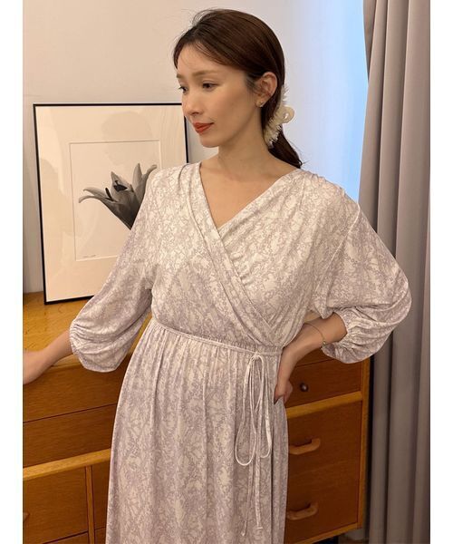 SNIDEL HOME パジャマ ルームウェア レーシーパターン カシュ