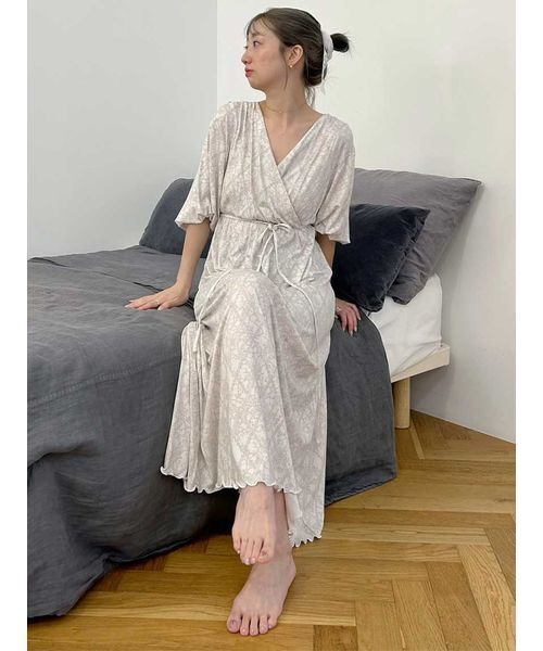 SNIDEL HOME パジャマ ルームウェア レーシーパターン カシュ