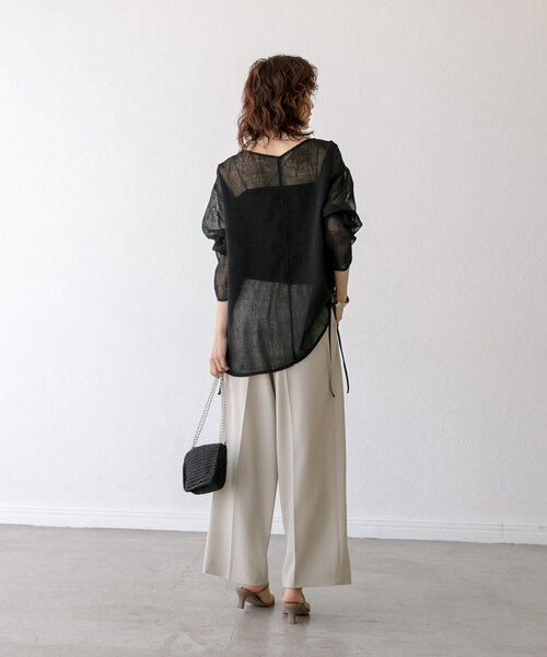 「RIVE DROITE」 長袖ブラウス FREE グレー レディース_画像5