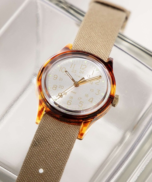 TIMEX（タイメックス） アナログ腕時計 FREE ベージュ レディース