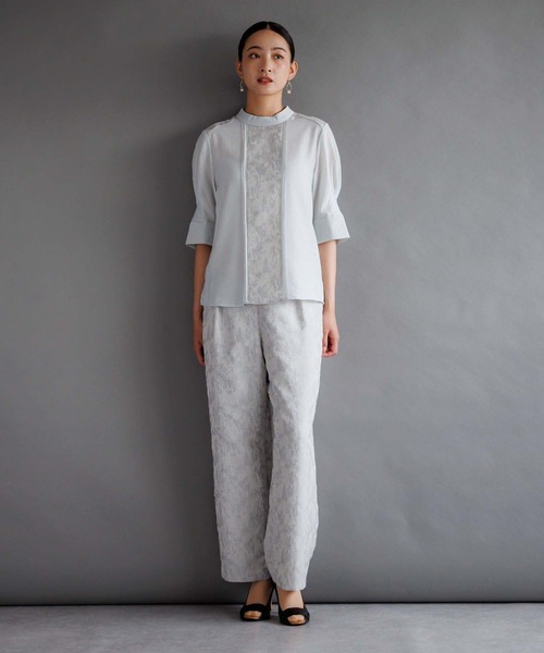 「RAW FUDGE」 半袖ブラウス M イエロー レディース_画像5