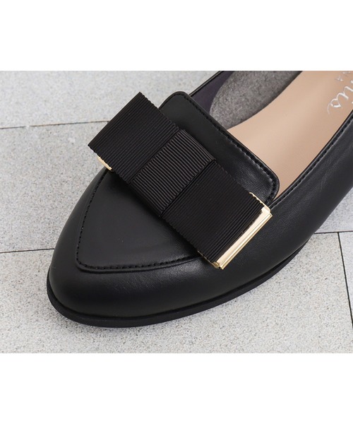 「artemis by DIANA」 フラットパンプス 24.5cm ブラック レディース_画像5
