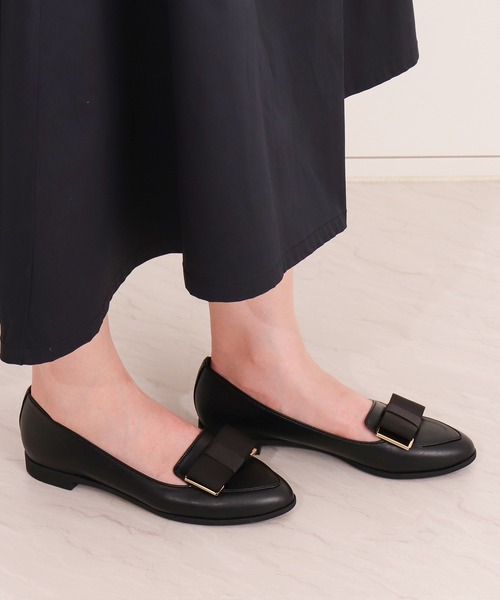 「artemis by DIANA」 フラットパンプス 24.5cm ブラック レディース_画像7