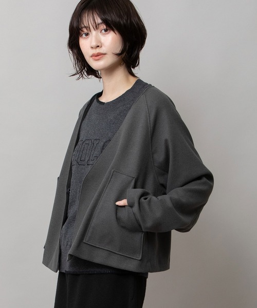 Munich（ミューニック） ジャケット ノーカラージャケット ウール