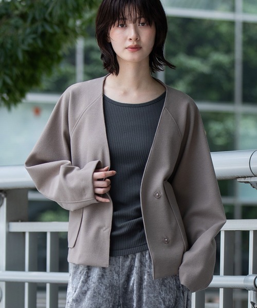 Munich（ミューニック） ジャケット ノーカラージャケット ウール