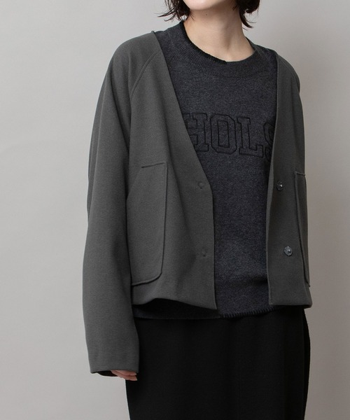 Munich（ミューニック） ジャケット ノーカラージャケット ウール