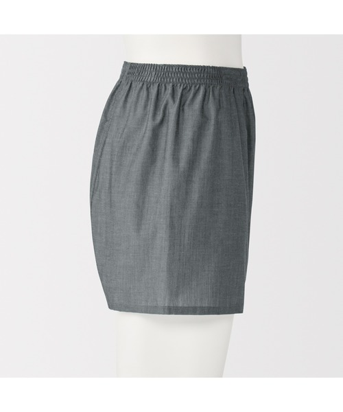 無印良品（MUJI） トランクス 紳士 なめらか 前開きトランクス