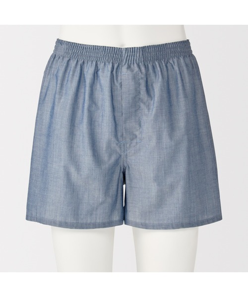 無印良品（MUJI） トランクス 紳士 なめらか 前開きトランクス