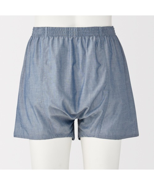 無印良品（MUJI） トランクス 紳士 なめらか 前開きトランクス