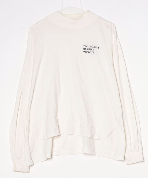 JBOY16ページ PAGEBOY（ページボーイ） 刺繍長袖カットソー FREE ホワイト
