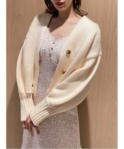 SNIDEL（スナイデル） ニットカーディガン FREE ベージュ レディース