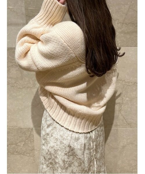 SNIDEL（スナイデル） ニットカーディガン FREE ベージュ レディース