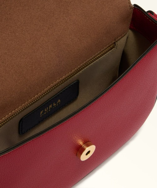 極美品★FURLA フルラ★AMICA クロスボディバッグ（ブラウン） FURLA（フルラ）の「FURLA AMICA S CROSSBODY（ショルダーバッグ
