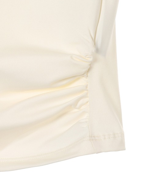 tシャツ rokh TWISTED KNOT HALF SLEEVE TOP R0CA304 レディースの画像