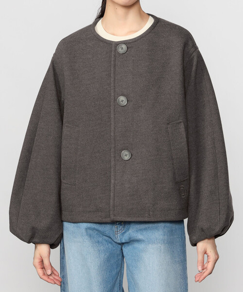 ORCIVAL（オーシバル） ジャケット ノーカラージャケット
