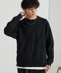 セーター ニット リンクスパターン オーバーサ...の詳細画像3