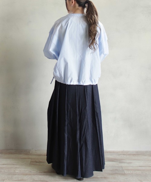 「BITTOKO」 長袖ブラウス FREE ホワイト レディース_画像7