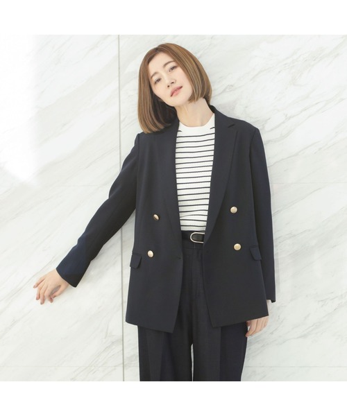 AOYAMA ジャケット テーラードジャケット 「紺ブレ／ONOFF活躍」4