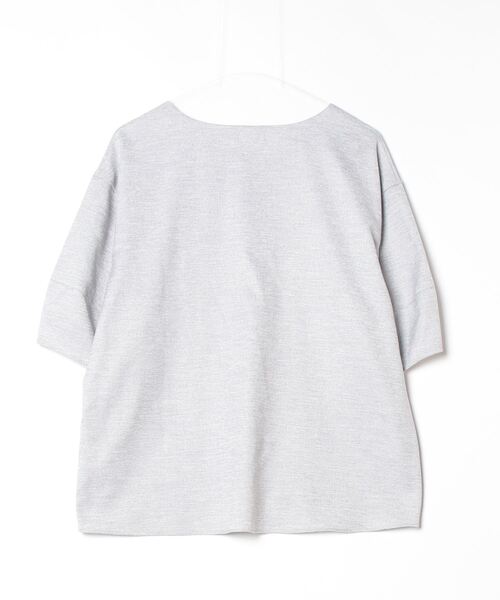 「INDIVI」 半袖ブラウス 15 グレー レディース_画像2