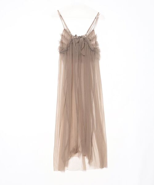 「terrace」 キャミソールワンピース MEDIUM グレー レディース_画像2