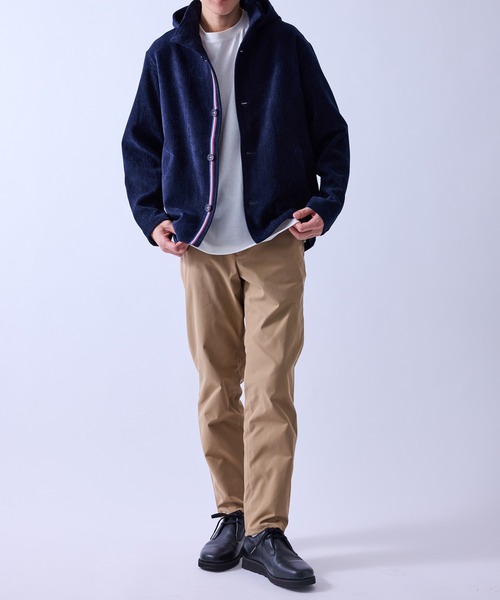 j.n.r.d コート ジャケット ツイルジャガードフードブルゾン メンズ