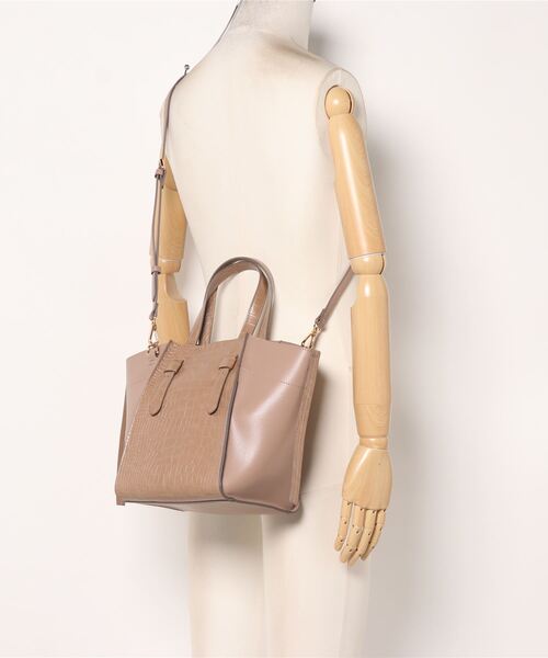「COOCO」 2WAYバッグ 9 ベージュ レディース_画像5