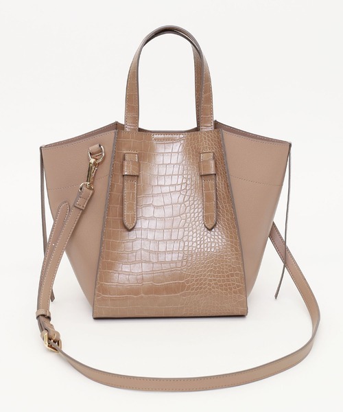 「COOCO」 2WAYバッグ 9 ベージュ レディース_画像6