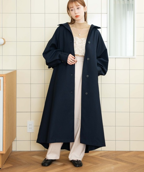 hinari（ヒナリ） コート SMALL オレンジ レディース : ZOZOTOWN Yahoo