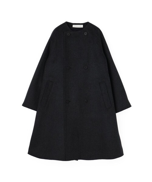 GALERIE VIE（ギャルリー ヴィー） ノーカラーコート FREE グレー