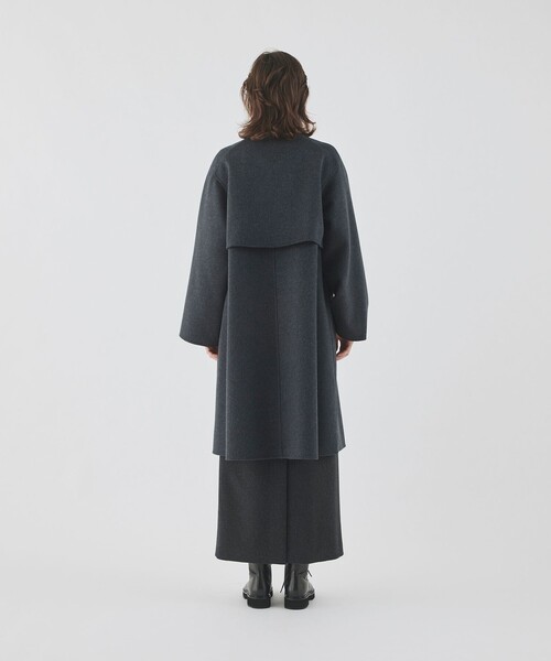 GALERIE VIE（ギャルリー ヴィー） ノーカラーコート FREE グレー