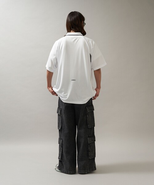 最終価格新品umbroCOACHERS半袖シャツ(白)ハーフパンツ(黒)未開封 umbro（アンブロ） 半袖Tシャツ MEDIUM ホワイト メンズ : ZOZOTOWN