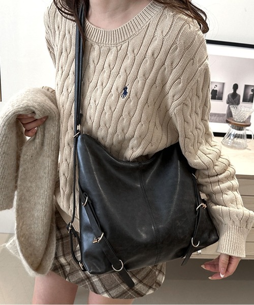 「JOHNNY WOLF」 2WAYバッグ FREE ブラック メンズ_画像3