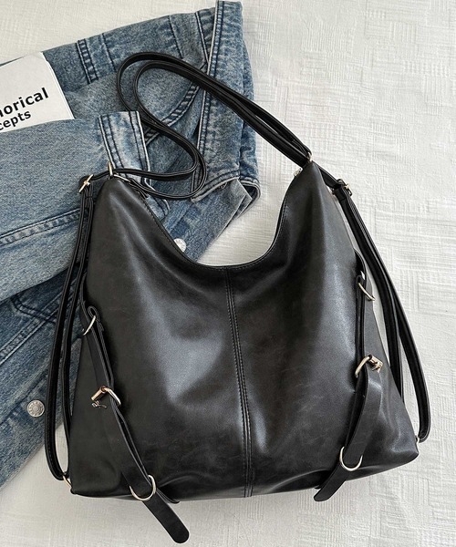 「JOHNNY WOLF」 2WAYバッグ FREE ブラック メンズ_画像4