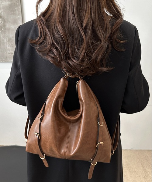 「JOHNNY WOLF」 2WAYバッグ FREE ブラック メンズ_画像9