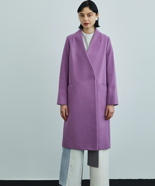 UNITED TOKYO（ユナイテッドトウキョウ） ノーカラーコート 1 ベージュ