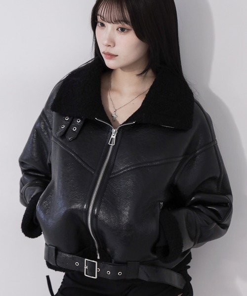 me+em select（ミームセレクト） ムートンコート ボアコート 「 新色