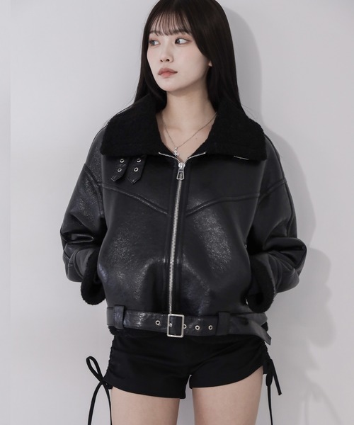 me+em select（ミームセレクト） ムートンコート ボアコート 「 新色