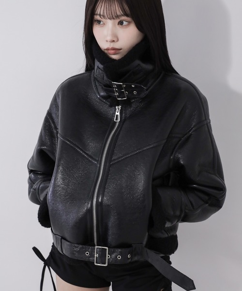 me+em select（ミームセレクト） ムートンコート ボアコート 「 新色