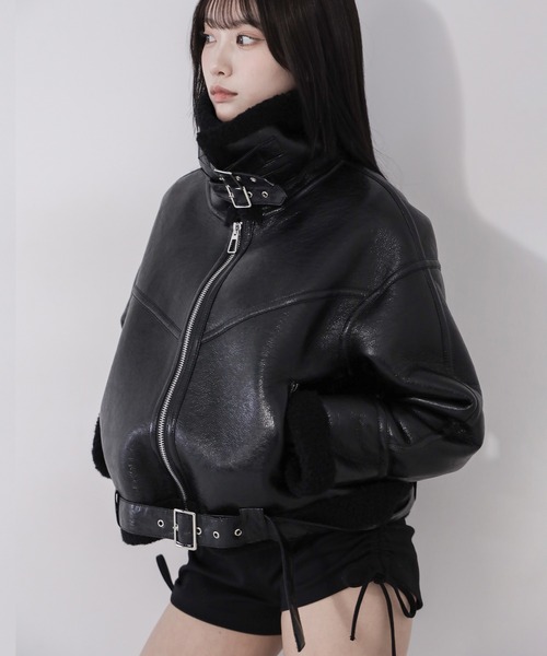 me+em select（ミームセレクト） ムートンコート ボアコート 「 新色